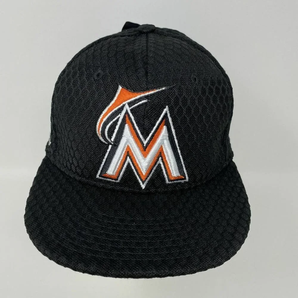 NWT Miami Marlins Home Run Derby 2017 MLB All Star Game Fitted Hat 7 1/4 Cap ASG